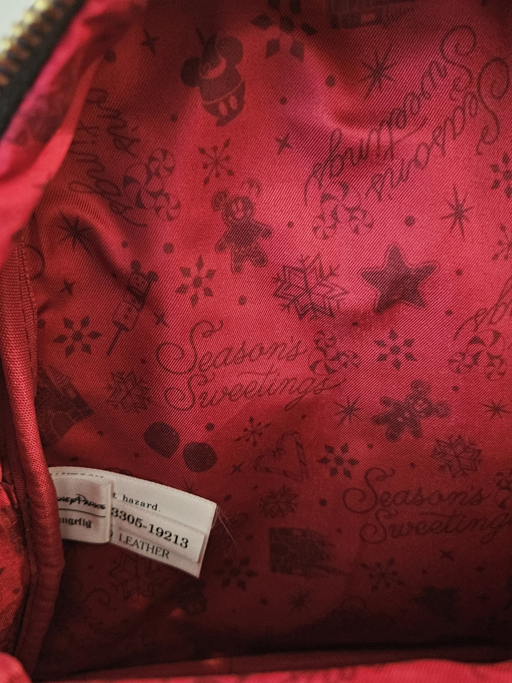 Disney Parks Loungefly Black Holiday Sweets Mini Backpack - Picture 5 of 9